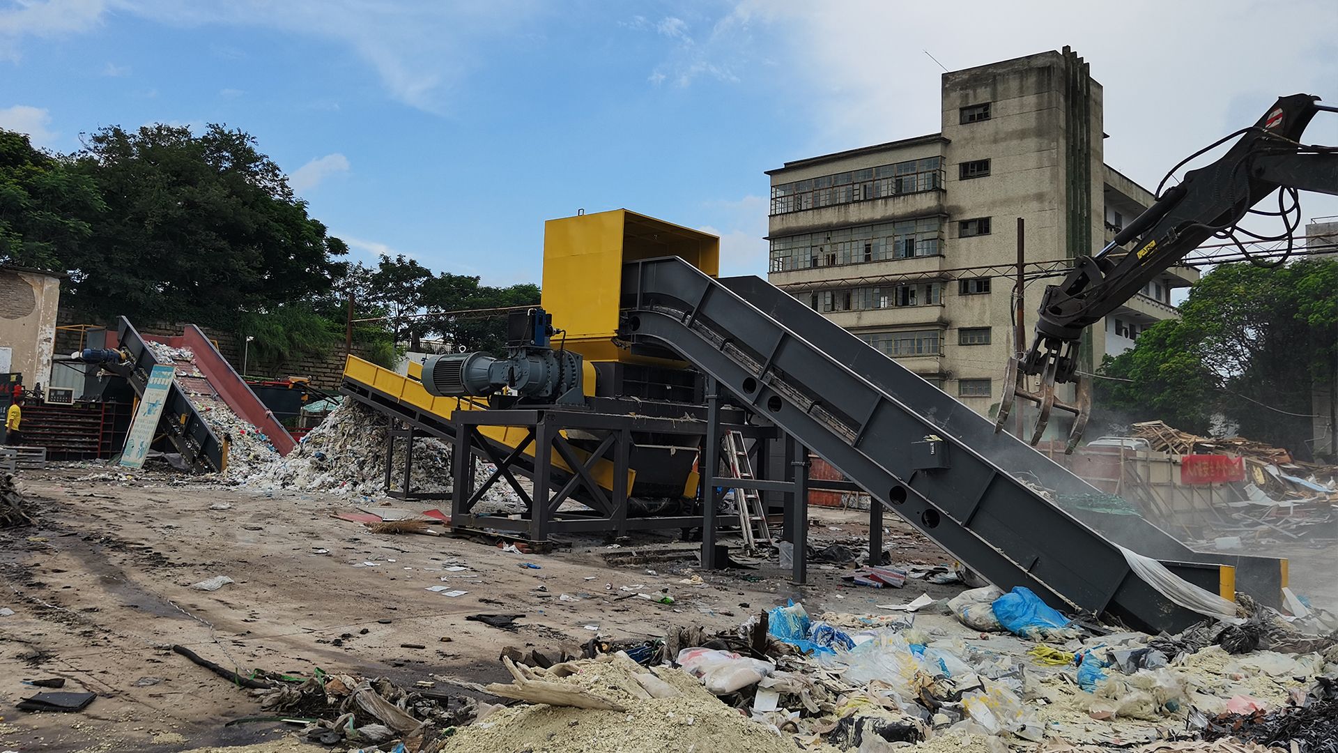 一般工业固废破碎系统